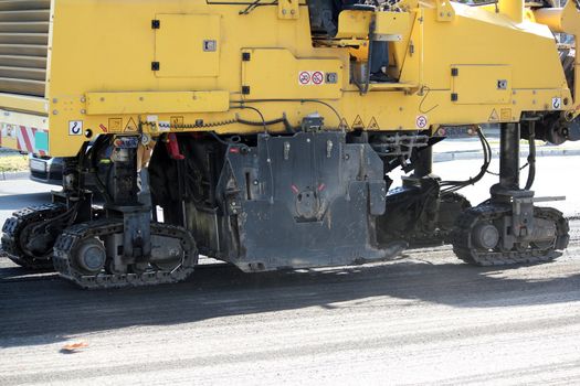 heavy machine detail road construction