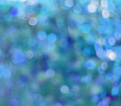 abstract background blue bokeh circles