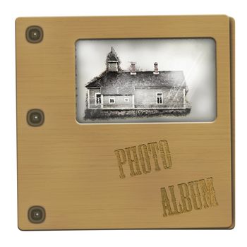 Retro Photo Album Against The White Background