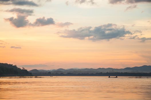 View of Khong river. Chiang Khan, Loei, Thailand