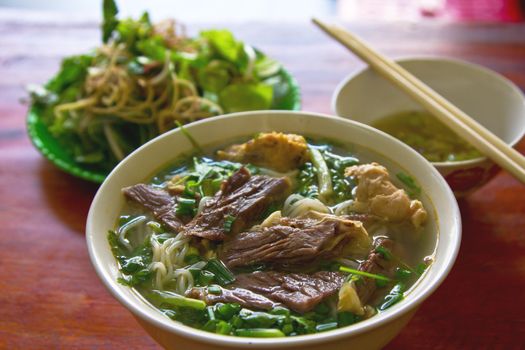 Traditional Vietnamese 's Beef noodle