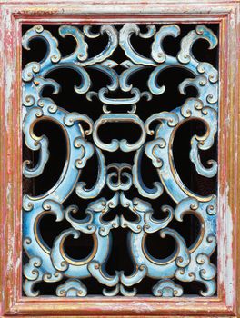 Ancient chinese window decorative pattern