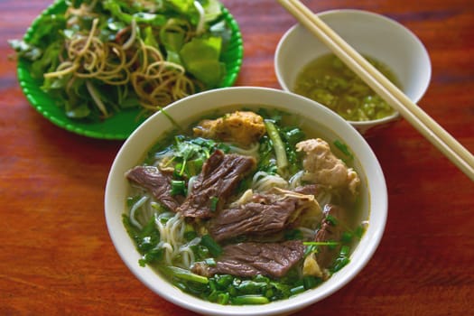 Traditional Vietnamese 's Beef noodle