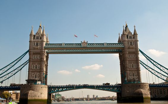 Famous Tower Bridge, London, UK