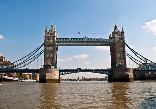 Famous Tower Bridge, London, UK