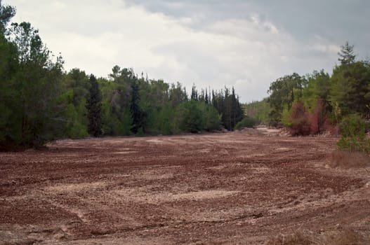 Landscape near Jerusalem in Israel .