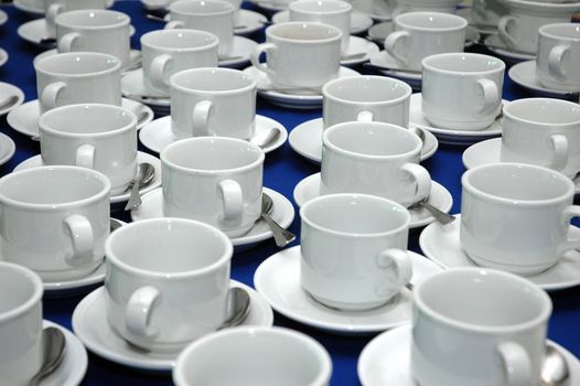 pattern of white cup