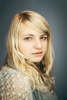An image of a beautiful blond girl