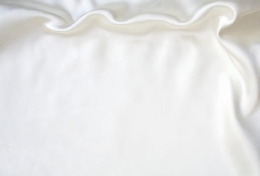 Smooth elegant white silk can use as background 