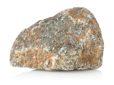 Granite stone isolated on a white background