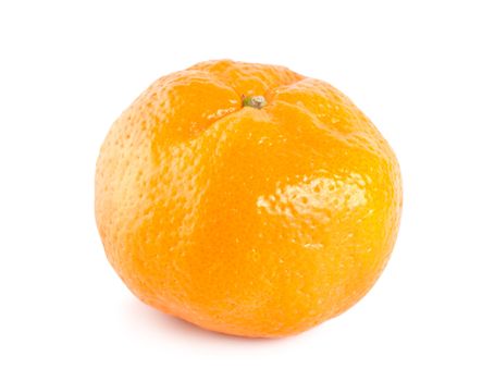 Yellow orange isolated on a white background