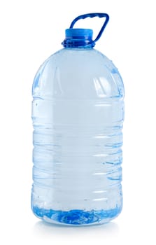 Big bottle of water isolated on a white background (Path)