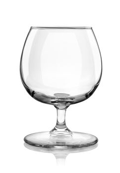 Brandy glass isolated on a white background