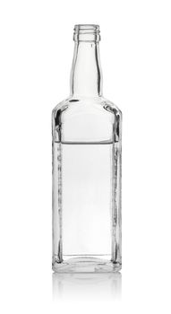 Vodka bottle isolated on a white background