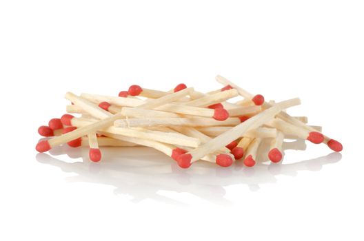 Match sticks isolated on a white background