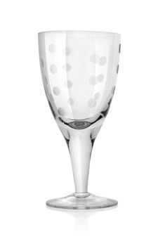 Wine glass isolated on a white background. Clipping path