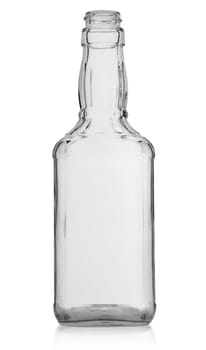 Whiskey bottle isolated on a white background