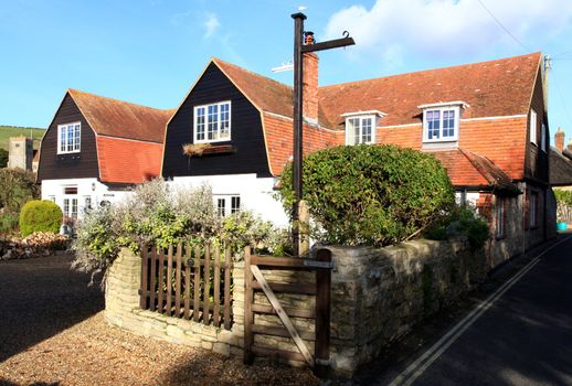 Traditonal English country house in rural dorset