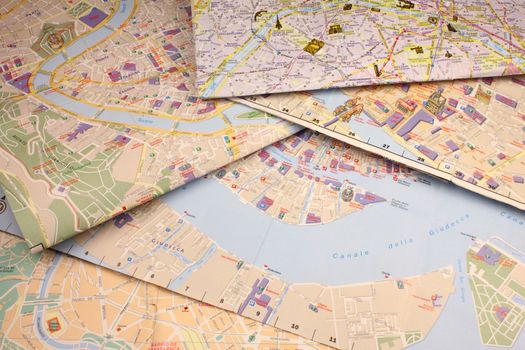 City maps as background.