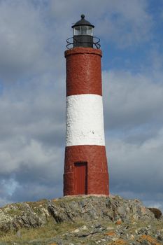 Lighthouse at the end of the world, Beagle Channel, Ushuaia, Argentina