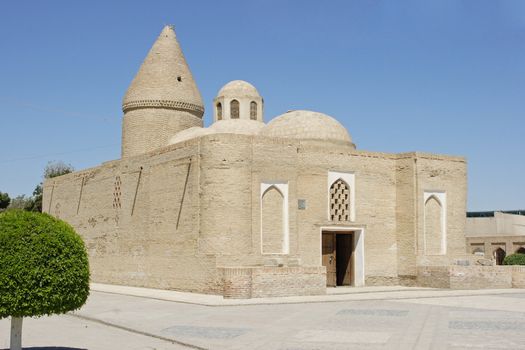 Hiobs Fountain, old well and mausoleum in Bukhara, silk road, Uzbekistan