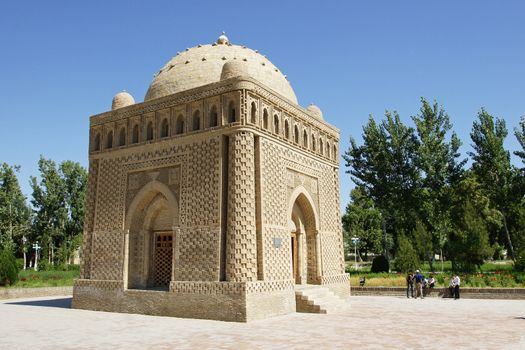 Samanida Mausoleum, one of the oldest and pompousest tombs in the middle east, Bukhara, Uzbekistan