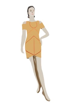 Vector and illustration of vector fashion