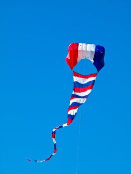 Various Colorful Kites Flying in a Bright Blue Sky