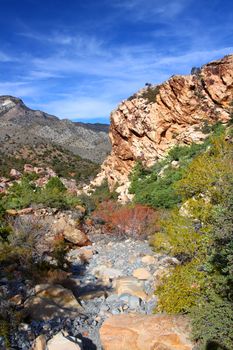 Red Rock Canyon National Conservation Area is located just west of Las Vegas in Nevada.