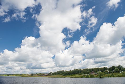 Clouds on the Volga river. Taken on July 2012.