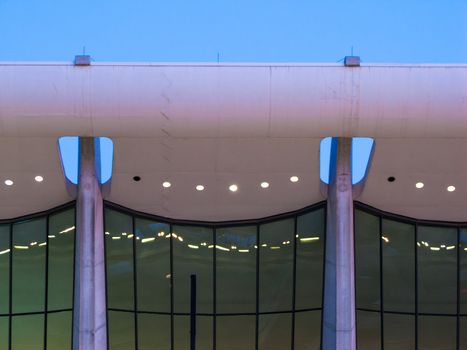 Dulles International Airport (IAD) terminal, detail view