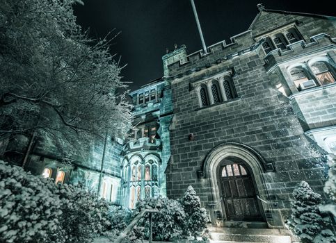 Boston University's Tudor Revival mansion The Castle