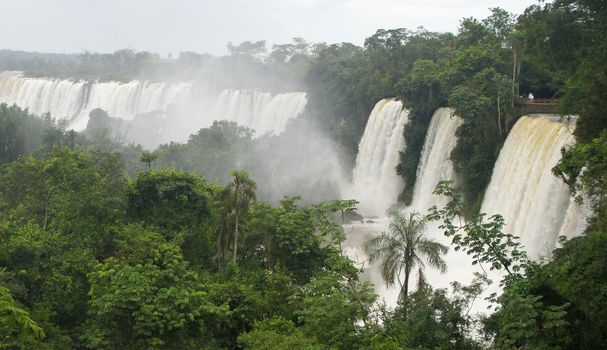 Waterfalls of Iguazu, one of the biggest in the world, Argentina, South America