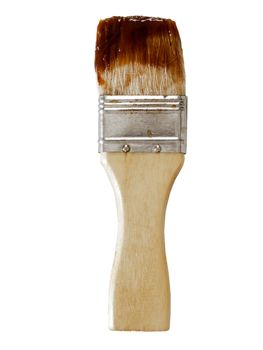 close up of a barbecue sauce basting brush