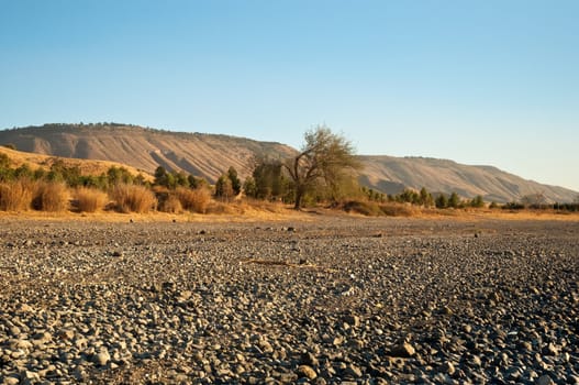 Sea of Galilee .Landscape Of North Galilee In Early winter, Israel.