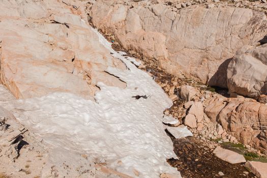 Mount Whitney Trail is a trail that climbs Mount Whitney. It starts at Whitney Portal, 13 miles (21 km) west of the town of Lone Pine, California.