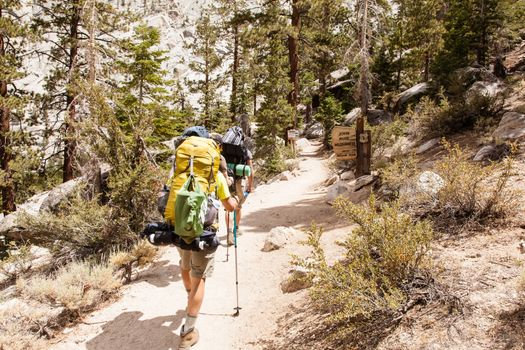 Mount Whitney Trail is a trail that climbs Mount Whitney. It starts at Whitney Portal, 13 miles (21 km) west of the town of Lone Pine, California.