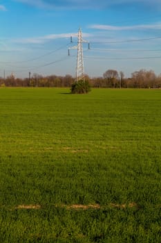 pylons in the country