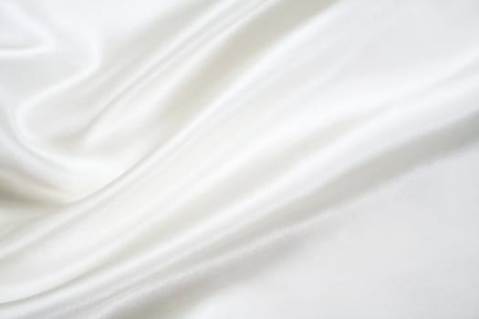 Smooth elegant white silk can use as background 