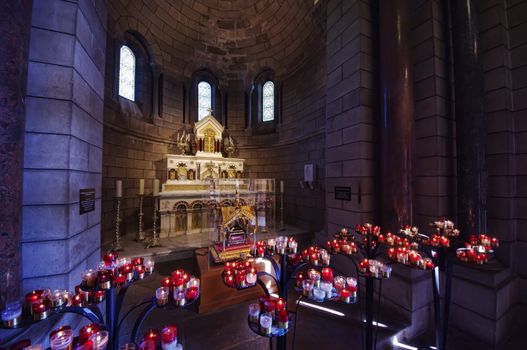 details of Saint Nicholas Cathedral in Monaco