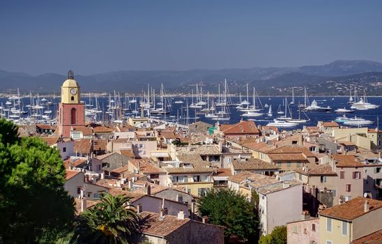 Saint Tropez city, Mediterranean Sea, France