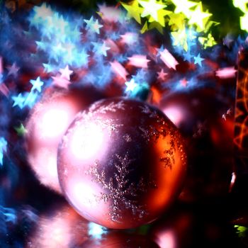 holiday gifts background warm stars 