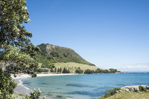 Mount Maunganui, one of New Zealands key beach resorts.