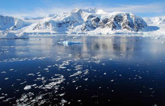 ice floes in antarctica