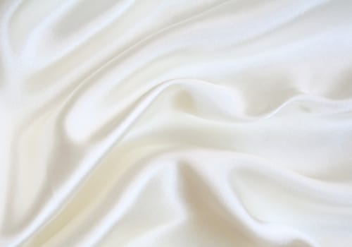 Smooth elegant white silk can use as background

