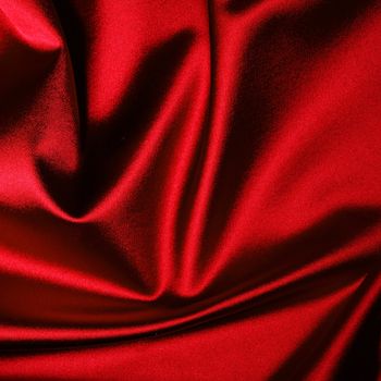 red satin background close up