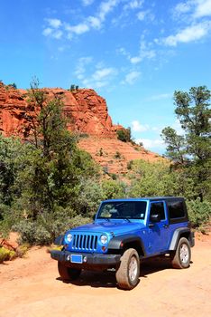 Broken Arrow trail in Sedona showcasing one of its finests rock formations