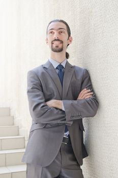 Young businessman on the street