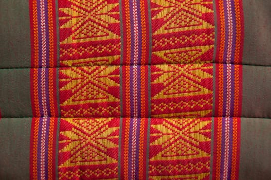 Thai pillow pattern for background.
