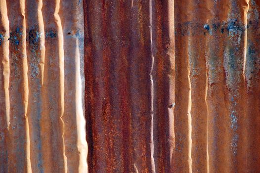 zinc texture rusty since burnt